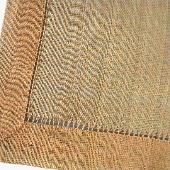 Raffia Straw Placemats Rustic Autumn Fall Yellow Green Beige Orange 18x12 Lot 7 - Picture 7 of 7